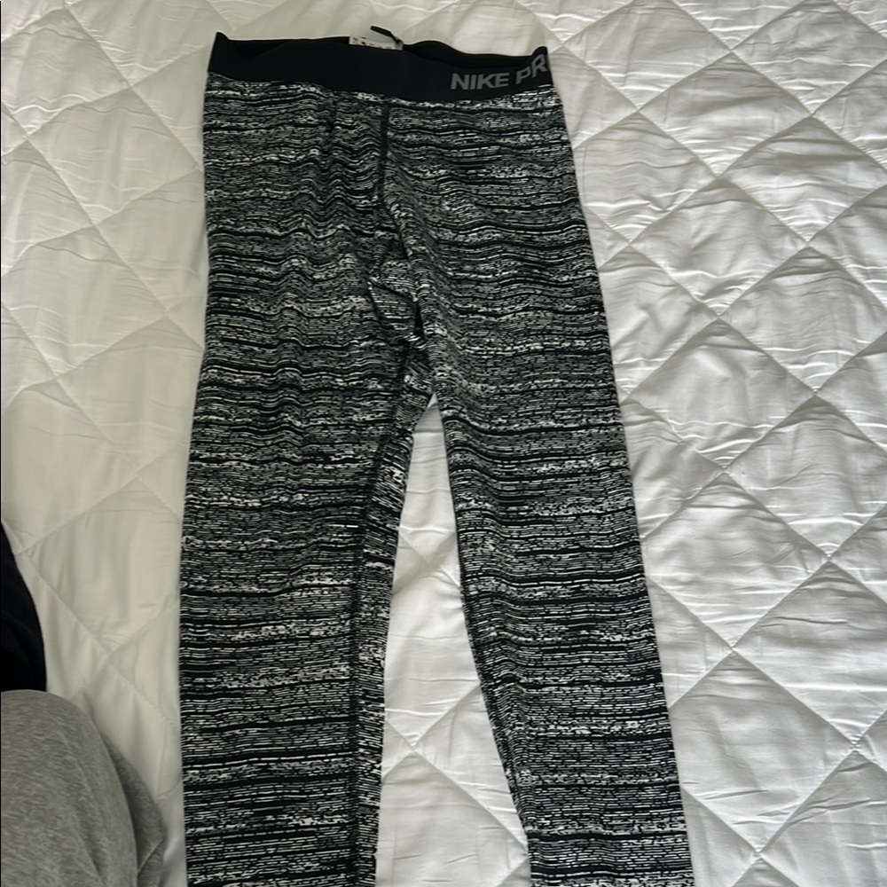 Nike Kids Black and Gray Bottoms